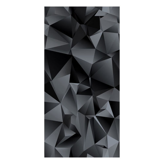 Geometric Grey & Black Designer Wall & Floor Porcelain High Gloss Tile 60x120cm