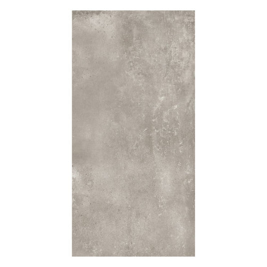 Grey Pluto Sand Grey Matt Porcelain Floor & Wall Tile 60x120cm