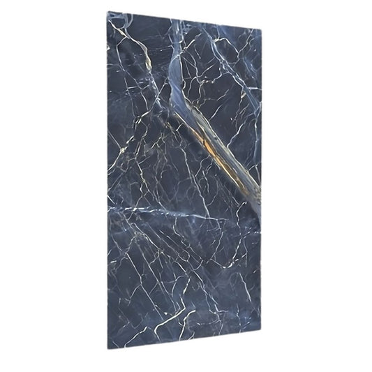 Thunder Blue Strikes of Gold Vein 60x120cm Porcelain Floor & Wall Tile